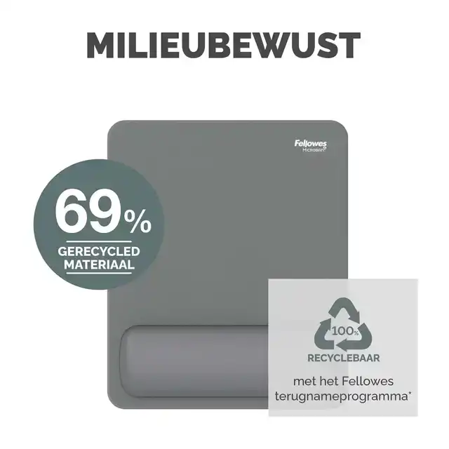 MUISMAT MET POLSSTEUN FELLOWES BREYTA