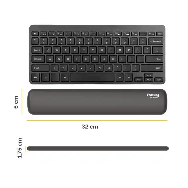 POLSSTEUN FELLOWES BREYTA COMPACT ZWART