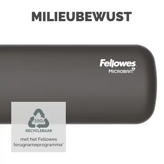 POLSSTEUN FELLOWES BREYTA COMPACT ZWART