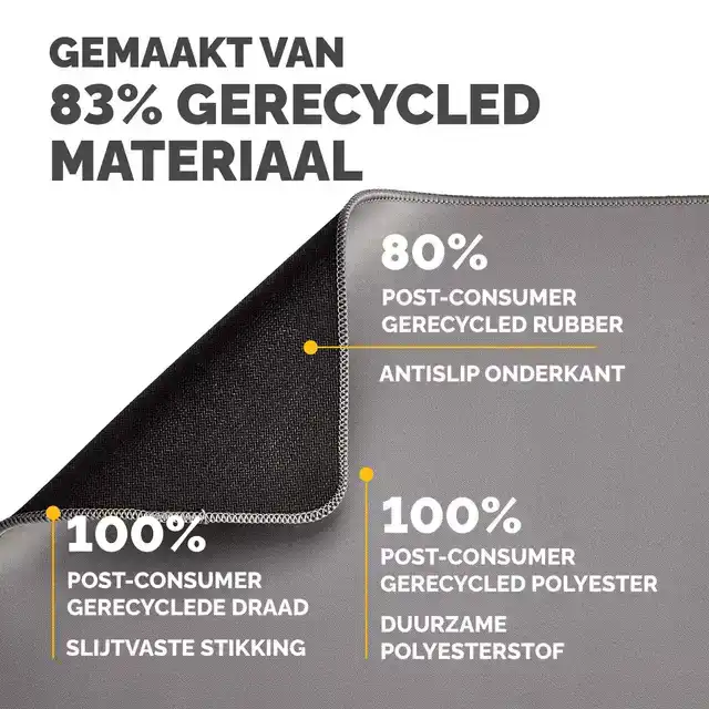 MUISMAT FELLOWES BREYTA XL GRIJS