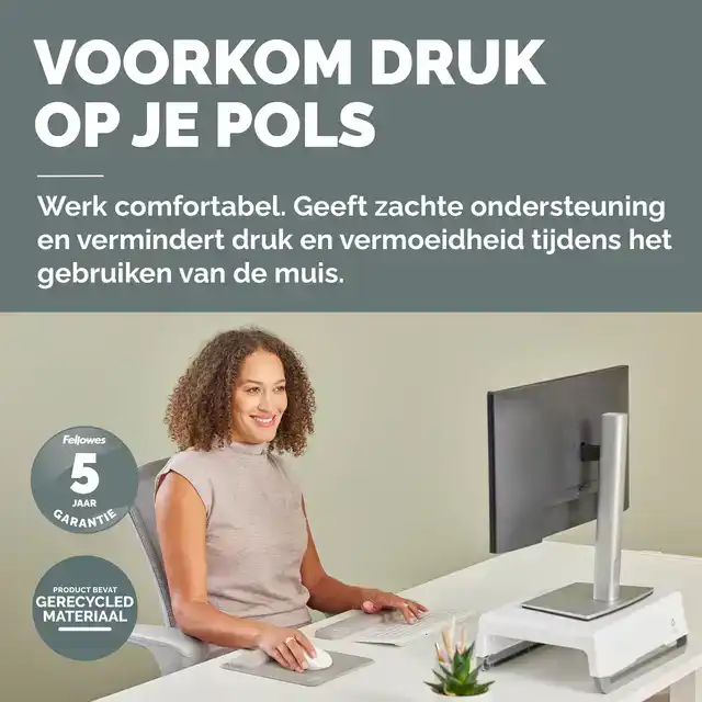 MUISMAT MET POLSSTEUN FELLOWES BREYTA