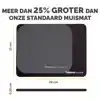 MUISMAT FELLOWES BREYTA XL ZWART