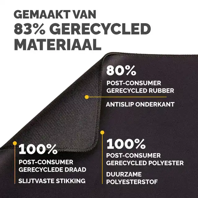 MUISMAT FELLOWES BREYTA XL ZWART