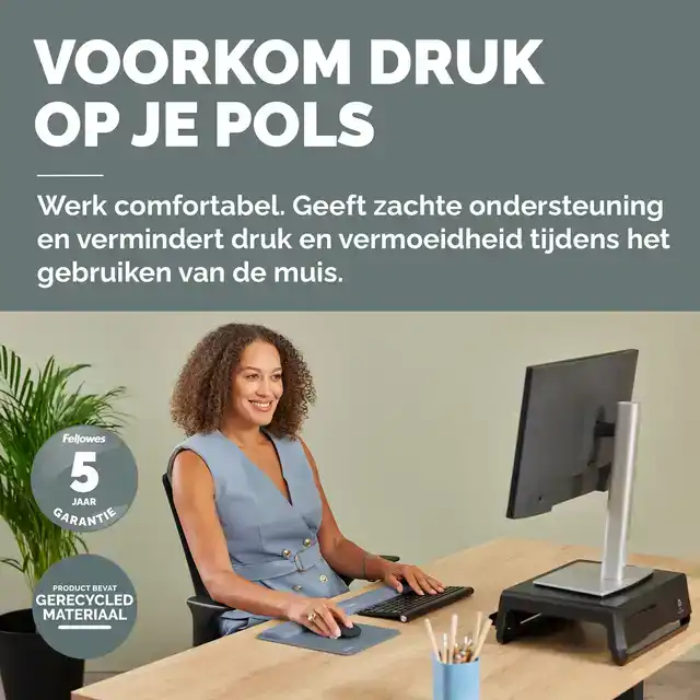 MUISMAT MET POLSSTEUN FELLOWES BREYTA