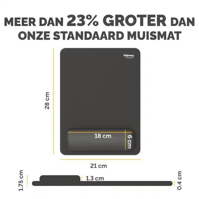 MUISMAT MET POLSSTEUN FELLOWES BREYTA
