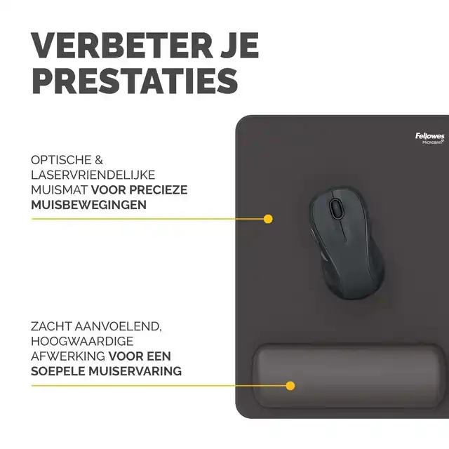MUISMAT MET POLSSTEUN FELLOWES BREYTA