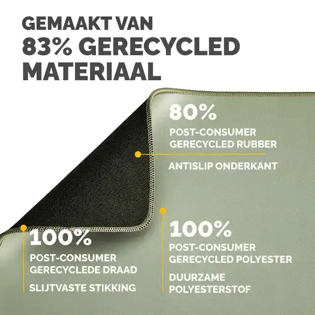 MUISMAT FELLOWES BREYTA XL SALIEGROEN