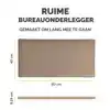 BUREAU-ONDERLEGGER FELLOWES BREYTA ZAND