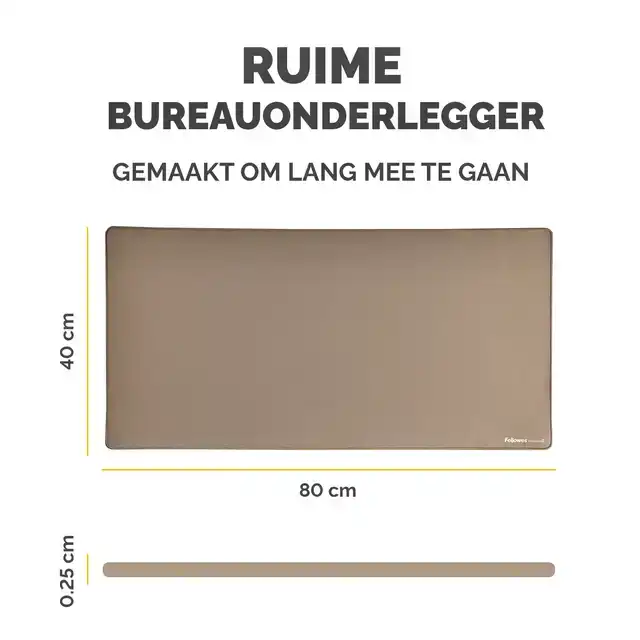 BUREAU-ONDERLEGGER FELLOWES BREYTA ZAND