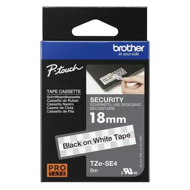 LABELTAPE BROTHER PTOUCH TZESE4 18MM
