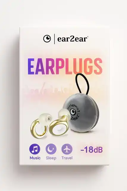 EARPLUG EAR2EAR 26DB TRANSPARANT