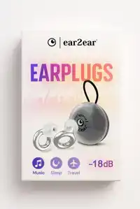 EARPLUG EAR2EAR 26DB TRANSPARANT