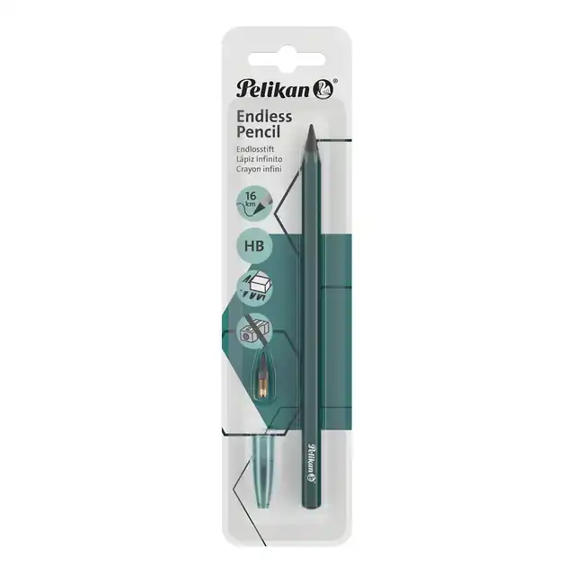 POTLOOD PELIKAN ENDLESS PENCIL donkergroen