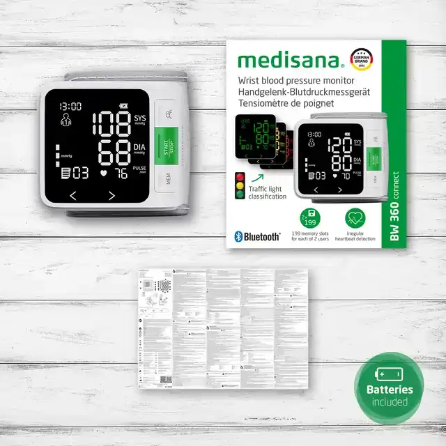 POLSBLOEDDRUKMETER MEDISANA CONNECT BW