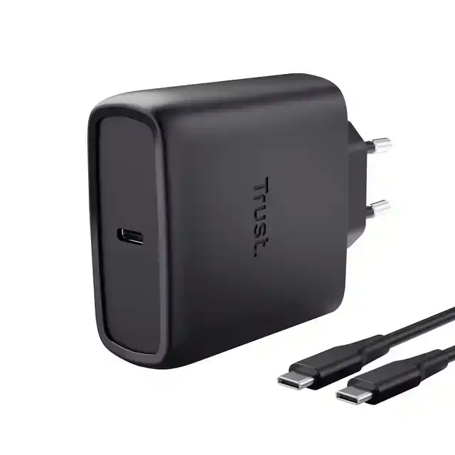 OPLADER TRUST MAXO 65W USB-C GAN ZWART