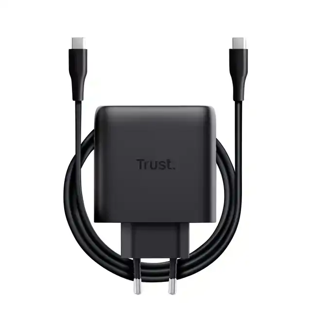 OPLADER TRUST MAXO 65W USB-C GAN ZWART