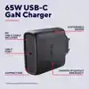 OPLADER TRUST MAXO 65W USB-C GAN ZWART