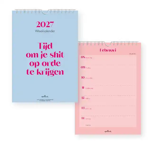 WEEKKALENDER 2027 C 165X230MM NL