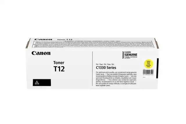 TONERCARTRIDGE CANON T12 GEEL
