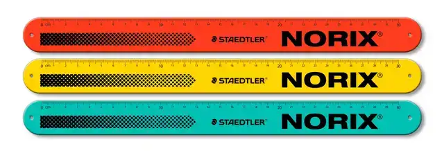 KLIKLINAAL STAEDTLER NORIX 30CM ASSORTI