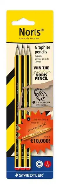 POTLOOD STAEDTLER NORIS 3XHB FIND THE