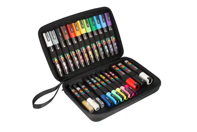 PAINTMARKER UNI POSCA ASSORT KOFFER Ã