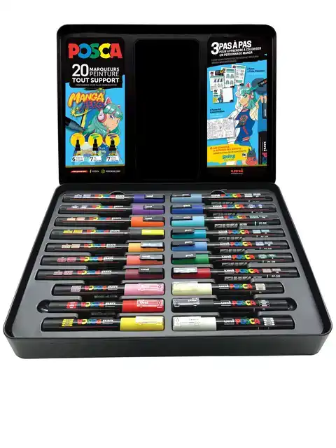 PAINTMARKER UNI POSCA MANGA HERO ASS