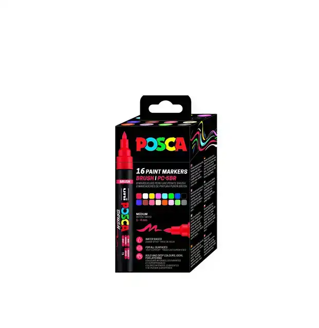 PAINTMARKER UNI POSCA PC-5BR BRUSHPUNT