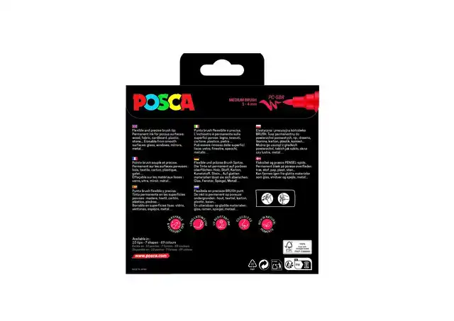 PAINTMARKER UNI POSCA PC-5BR BRUSHPUNT