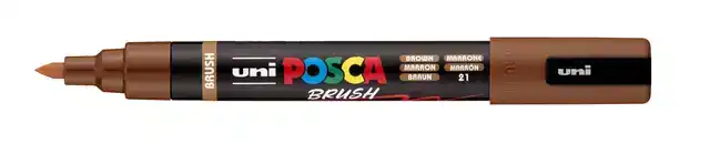 PAINTMARKER UNI POSCA PC-5BR BRUSHPUNT