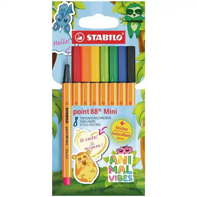 FINELINER STABILO POINT 88 FIJN MINI