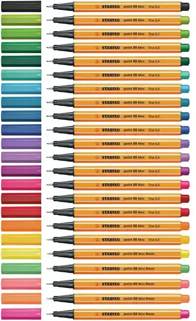 FINELINER STABILO POINT 88 FIJN MINI