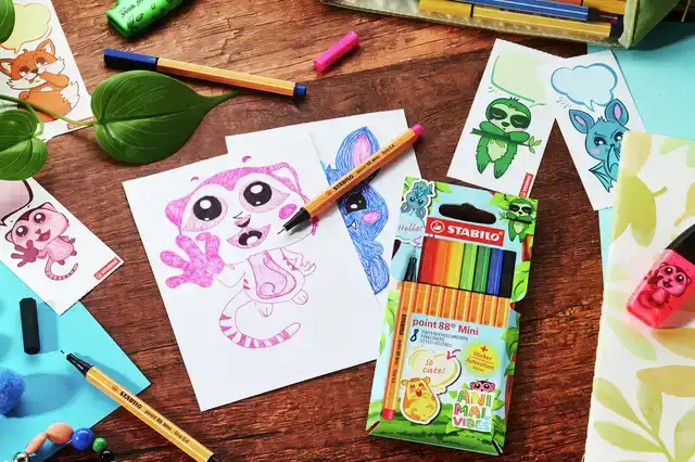 FINELINER STABILO POINT 88 FIJN MINI
