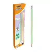 POTLOOD BIC HB MET GOM PASTEL ASSORTI