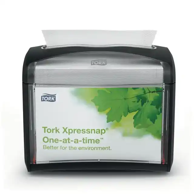 SERVETDISPENSER TORK N4 XPRESSNAP ZWART