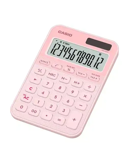 REKENMACHINE CASIO MS-20YC-LP ROZE