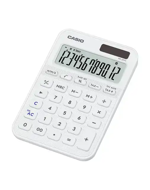 REKENMACHINE CASIO MS-20YC-WE WIT