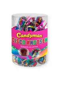 LOLLY CANDYMAN DISCOKNOTSEN 100 STUKS