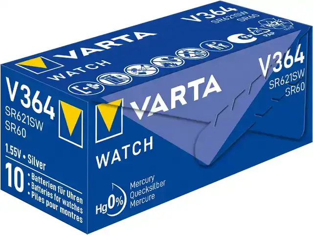 BATTERIJ VARTA KNOOPCEL V364/SR60