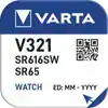 BATTERIJ VARTA KNOOPCEL V321/SR65