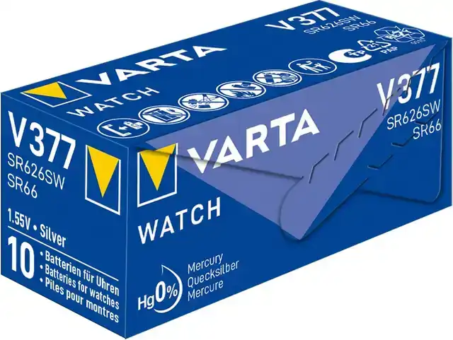 BATTERIJ VARTA KNOOPCEL V377/SR66