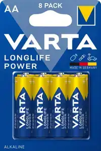 BATTERIJ VARTA LONGLIFE POWER 8X AA