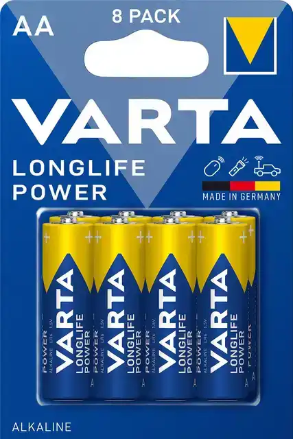 BATTERIJ VARTA LONGLIFE POWER 8X AA