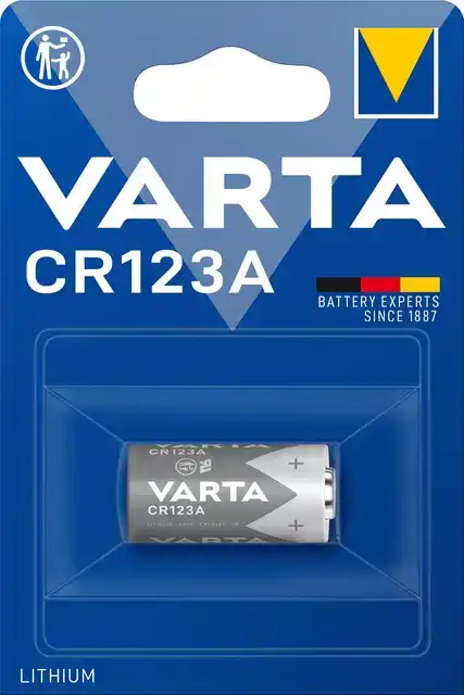 BATTERIJ VARTA CYLINDRICAL CR123A