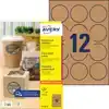 ETIKET AVERY L7106-25 60MM KRAFT 300ST