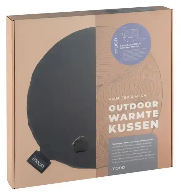 WARMTEKUSSEN MOOD OUTDOOR ROND 40CM