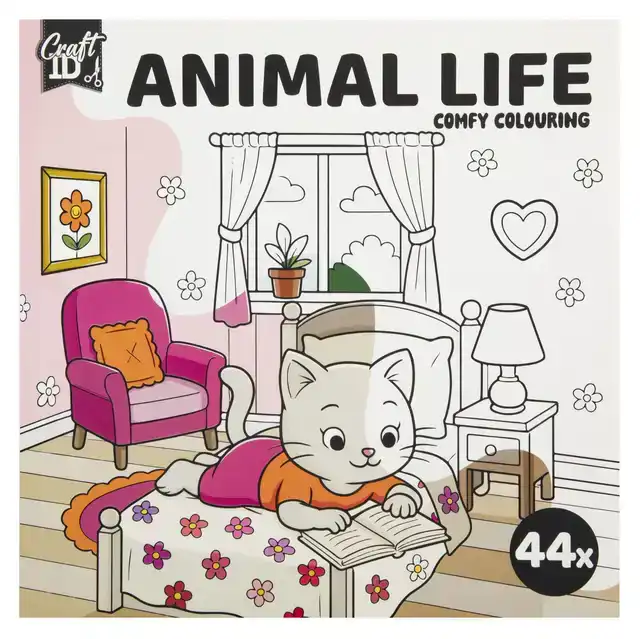 KLEURBOEK CRAFT ID CUTE 20C20CM 4 STUKS