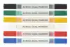 ACRYLMARKER NASSAU DUAL TIP SET Ã 6