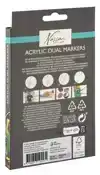 ACRYLMARKER NASSAU DUAL TIP SET Ã 6