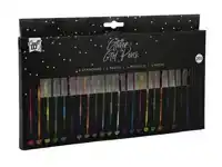 GELPENNEN CRAFT ID GLITTER SET Ã  24